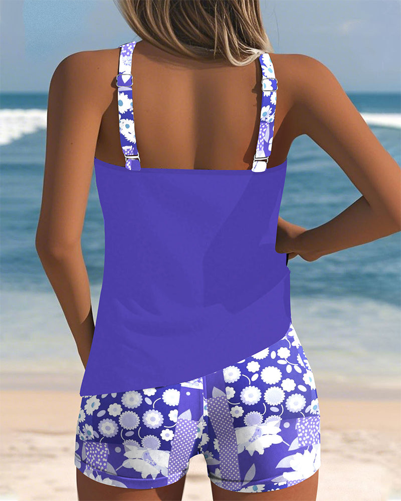 Badetøj Tanktop Med Print Boxer