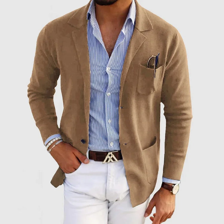 Christian™ | Stribet Skjorte-Blazer Kombi