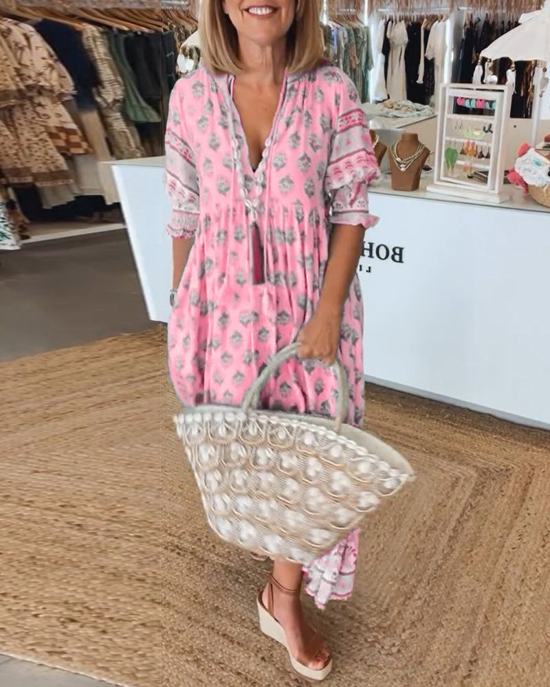 HILEY - CASUAL KJOLE MED PRINT