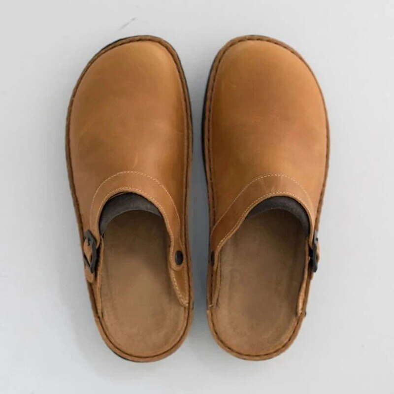 Cody™ | Stilfulde Læder Slip-On Træsko