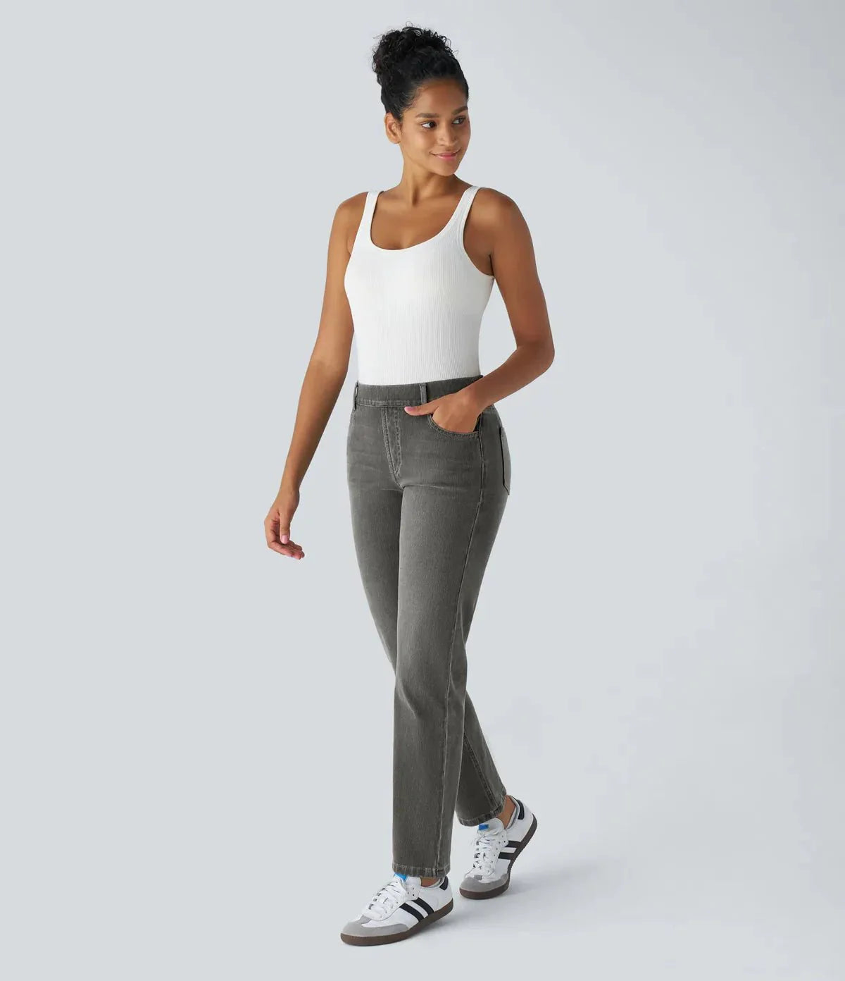 ComfortFit™ - Elastisk & Komfortabel Bukser Med Høj Talje