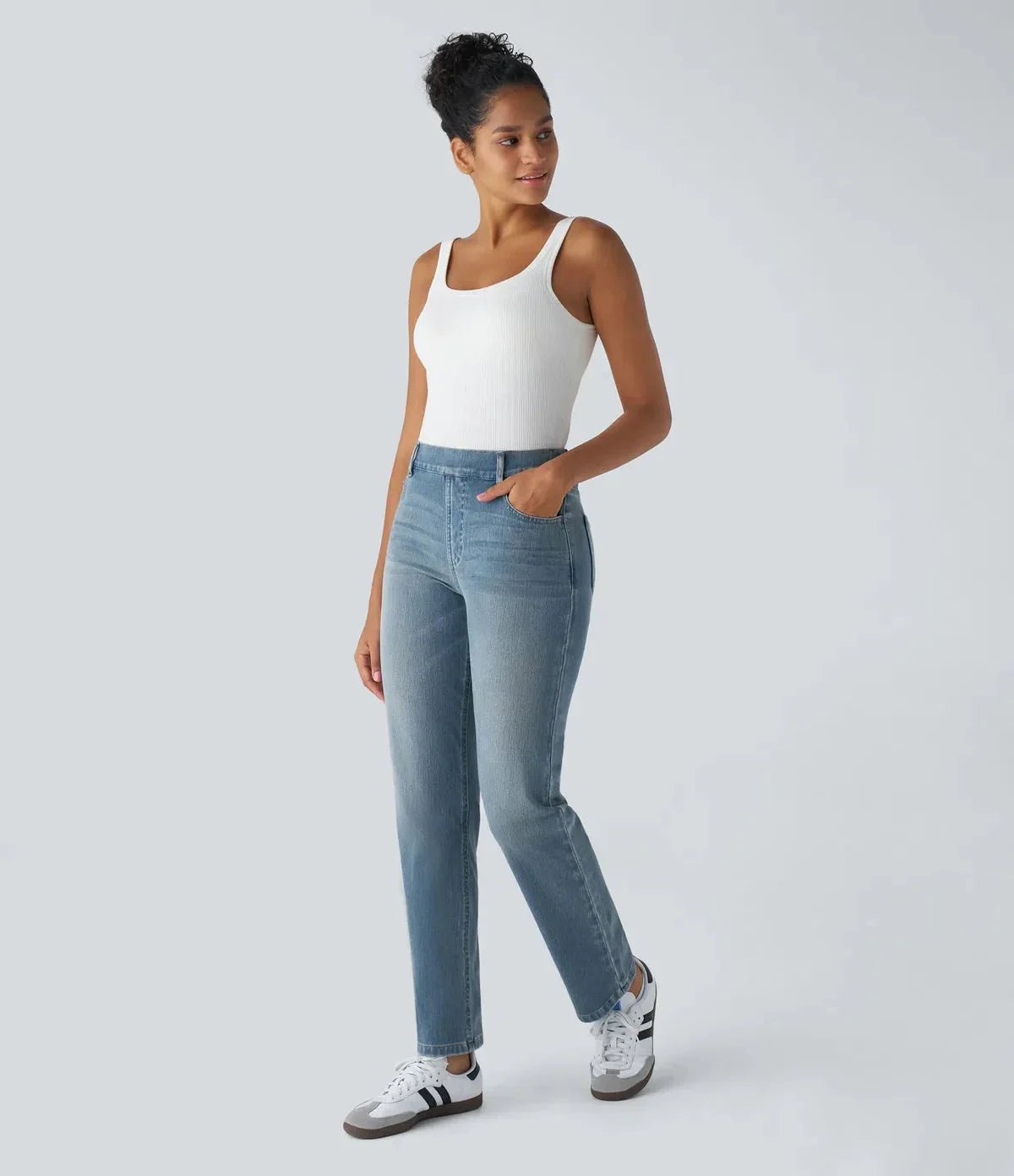 ComfortFit™ - Elastisk & Komfortabel Bukser Med Høj Talje