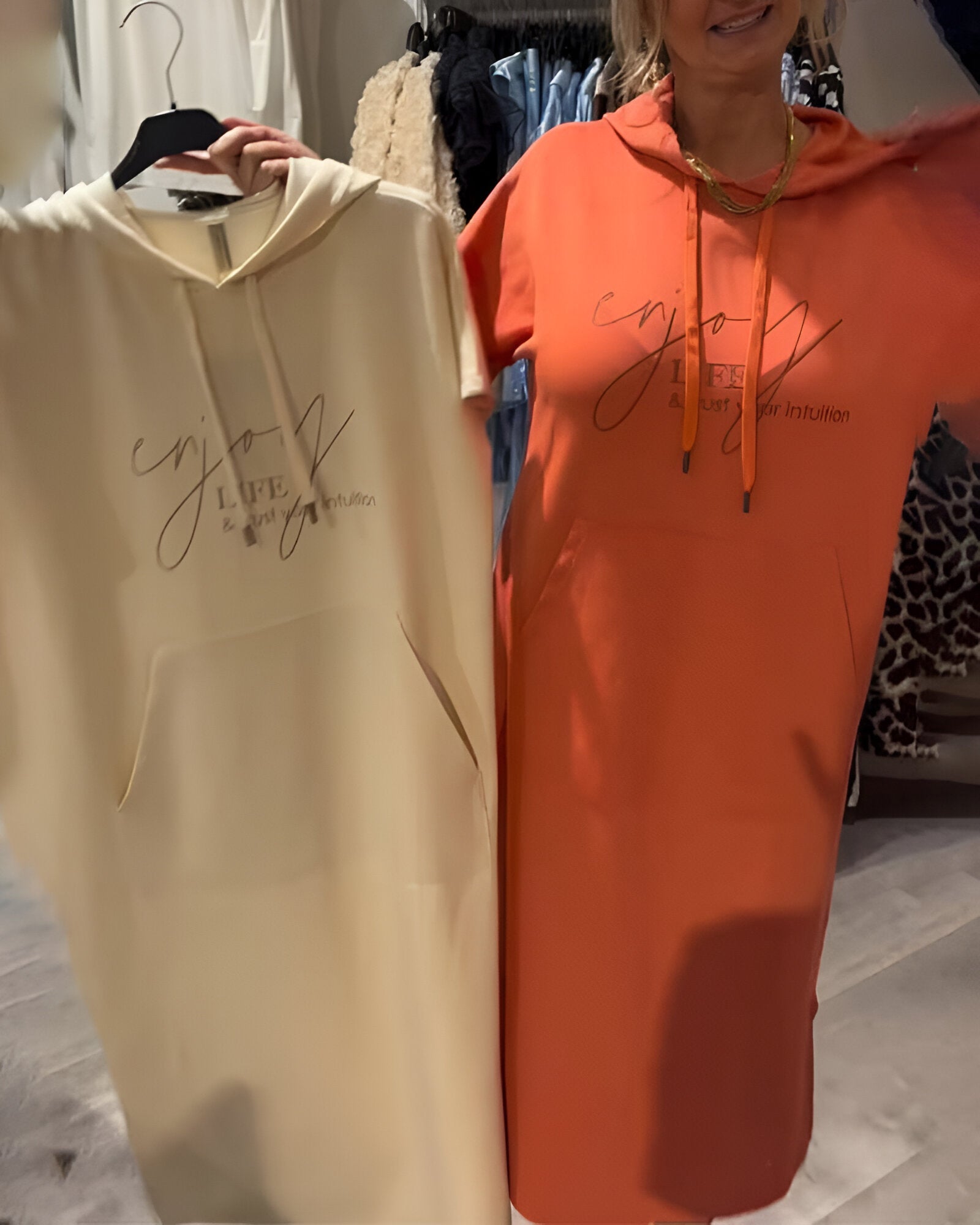 Saskia™ | Casual Hoodie Kjole