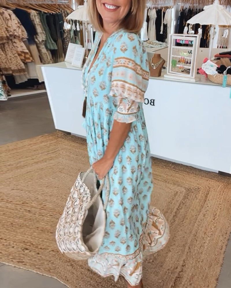 HILEY - CASUAL KJOLE MED PRINT