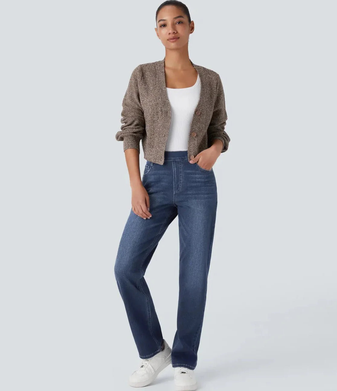 ComfortFit™ - Elastisk & Komfortabel Bukser Med Høj Talje